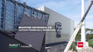 Simonds Stadium Construction Flyover [upl. by Bellda]