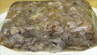 How To Make A Souse Loaf  Head Cheese [upl. by Alyad]