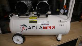 Ultra silent powerful air compressor AFLATEK Silent502 [upl. by Sara-Ann]