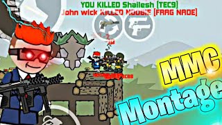 Mini Militia Classic Montage Gameplay 13 [upl. by Laertnom768]