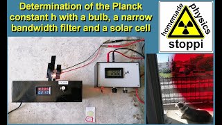 Determining the Planck constant with a solar cell  Plancksches Wirkungsquantum mit einer Solarzelle [upl. by Larkin226]