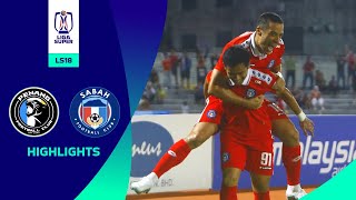 Penang FC 12 Sabah FC  LS18  Highlights Liga Super 2023 [upl. by Roseann465]