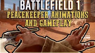 Battlefield 1  quotPeacekeeperquot ALL WEAPON ANIMATIONS  GAMEPLAY [upl. by Halfon]