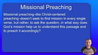 Lecture 17Missional Homiletics and Biblical Theology [upl. by Abby]