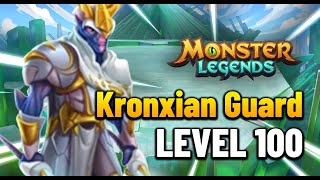 Kronxian Guard Level 100 Legendary Monster Legends [upl. by Acassej]