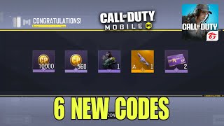 NEW CODM REDEEM CODES 2024 JULY  COD MOBILE CODES CP  CODM CODES  CALL OF DUTY MOBILE CODES [upl. by Birk]