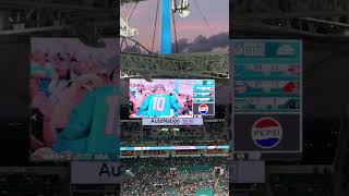 Sunset at Hard Rock Stadium during Miami Dolphins preseason game against Washington [upl. by Subocaj]