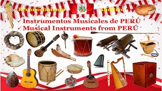 🌎 Instrumentos Musicales de PERÚ Instruments Musical from PERÚ [upl. by Ahsimek534]