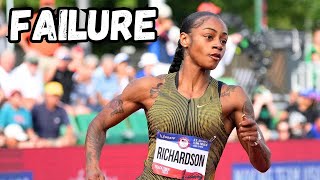 The MOST DISAPPOINTING Moment of ShaCarri Richardson 2024 [upl. by Eidurt]