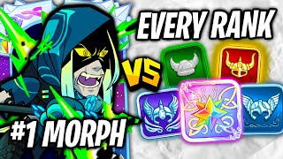 1 Morph Player vs EVERY Rank until he loses [upl. by Enohpets346]