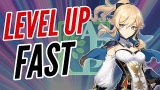 FASTEST WAY TO LEVEL UP ADVENTURE RANK  GENSHIN IMPACT GUIDE [upl. by Asilet]