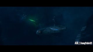 Solo A Star Wars Story  Millennium Falcon Escape from Tie Fighters Scene [upl. by Kumagai]