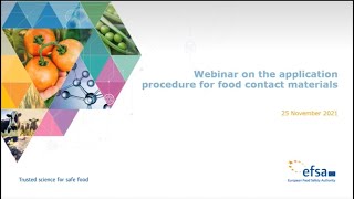 Webinar on food contact materials [upl. by Leonie]