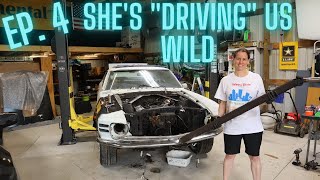 Removing The Driveshaft From 1970 Ford Mustang  Project Clara  EP 4 [upl. by Adniles579]