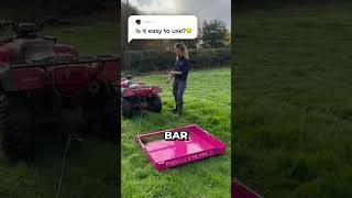 How easy is the Paddock Blade to use  Let us show you  horsebarn horsecare farming horseshow [upl. by Zelle]