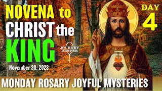 Novena to Christ the King Day 4 Monday Rosary ᐧ Joyful Mysteries Rosary 🤎 November 20 [upl. by Pucida]