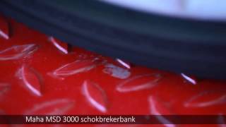 Maha MSD 3000 schokbrekerbank [upl. by Chitkara]