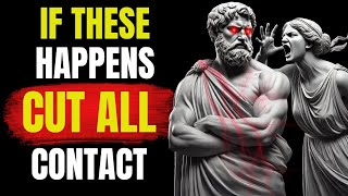 12 Signs You Should CUT ALL CONTACT with Someone  Marcus Aurelius Stoicism [upl. by Garek97]