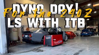 LS ITB swap 240z goes to the dyno [upl. by Ttereve]