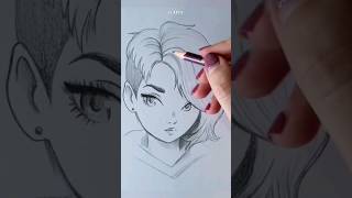 anime girly girl drawing drawingtutorial easydrawing animedrawing girldrawing [upl. by Assilam]