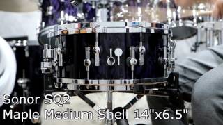 Sonor SQ2 Maple Medium shell 14quotx65quot [upl. by Phylis]