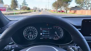 Genesis G70 33T brake boost 060 MPH HARD acceleration [upl. by Annabal135]