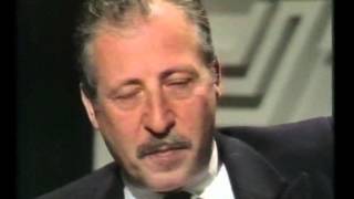 Documentario Intervista A Borsellino Tsi Televisione Svizzera 1992 By Zu [upl. by Enitsirt466]