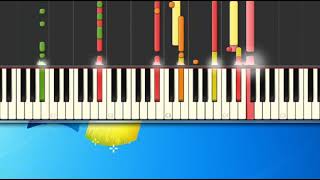 Ides Of March Vehicle Synthesia Piano Piano Tutorial Synthesia [upl. by Eissat30]