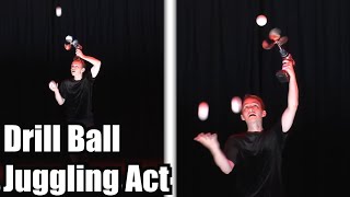 Power Drill Juggling Act  Zak McAllister [upl. by Cherida]