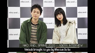 VietsubAbema Interview Suda Masaki x niko and Spring 2020 [upl. by Phyl238]