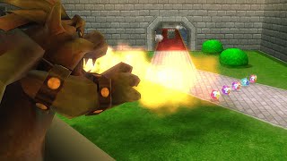 N64 Bowsers Castle  First Person Tour  Mario Kart Wii  No music  ASMR Background 1 hour [upl. by Lytsirhc]