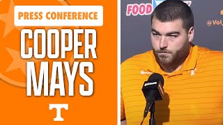 Tennessee Football Cooper Mays previews Alabama [upl. by Aihsikal132]