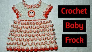 Crochet Baby Frill Frock 03 years [upl. by Jadd734]