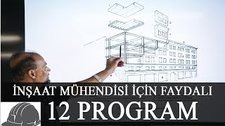 İNŞAAT MÜHENDİSİ İÇİN FAYDALI 12 PROGRAM [upl. by Adiazteb513]