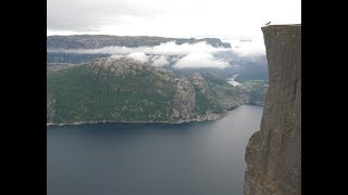 Drive to Preikestolen Pulpit Rock from Stavanger Norway [upl. by Eednam]