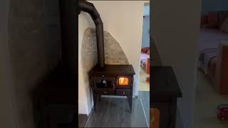 Wood burning cooking stove 1P34L Perfect for Mountain Cabins [upl. by Esina]