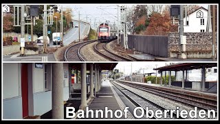 Switzerland Railways Station  SBahnen am Bahnhof Oberrieden Kanton Zürich Schweiz 2020 [upl. by Etteve108]