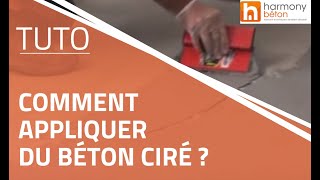 Comment bien appliquer du béton ciré de A à Z  2013 [upl. by Dutch]