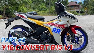 Y16ZR  Top speed selepas convert R15 v3 [upl. by Yssor]