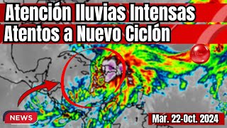 Atención una nueva tormenta estará en el Caribe Oscar deja lluvias tormenta huracan lluvia [upl. by Yunick636]