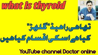 what is thyroid in urduhindi language T3  T4  TSH  Doctor online  goiter  hypothyroidism [upl. by Pillow87]