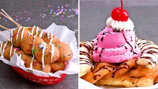 DIY Fried Dessert Ideas for a Delicious Friyay Treat  So Yummy [upl. by Eintroc]