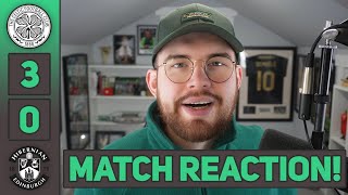 KASPER SCHMEICHEL GOAT  Celtic 30 Hibs  MATCH REACTION [upl. by Maighdlin]