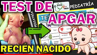 TEST DE APGAR RECIÉN NACIDO  GuiaMed [upl. by Jacy965]