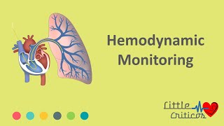 Hemodynamic monitoring  Little Criticos [upl. by Onahpets]