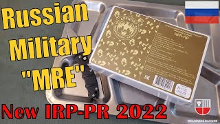 Russian MRE Review IRPPR NEW 2022 Military Field Ration  Individual Meal Ready to Eat Taste Test [upl. by Poll]