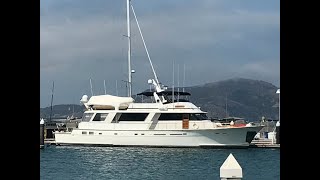 1980 Hatteras 80 Cockpit Motor Yacht ANGELIQUE [upl. by Weisler]