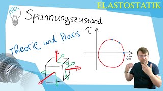 Spannungszustand – Mohrscher Spannungskreis Elastostatik Festigkeitslehre TM2 [upl. by Enileuqcaj454]