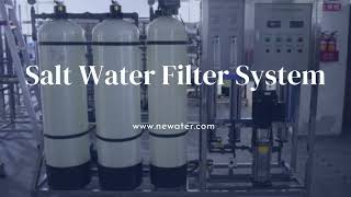 Salt Water Filter System Turn Salt Water Into Drinking WaterNEWater [upl. by Noed]