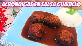 Albondigas en salsa Guajillo [upl. by Ienttirb830]